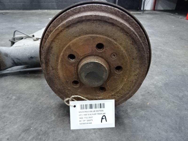 REAR BRAKE DRUM Vw POLO (9N3) 5/05 - 5/09