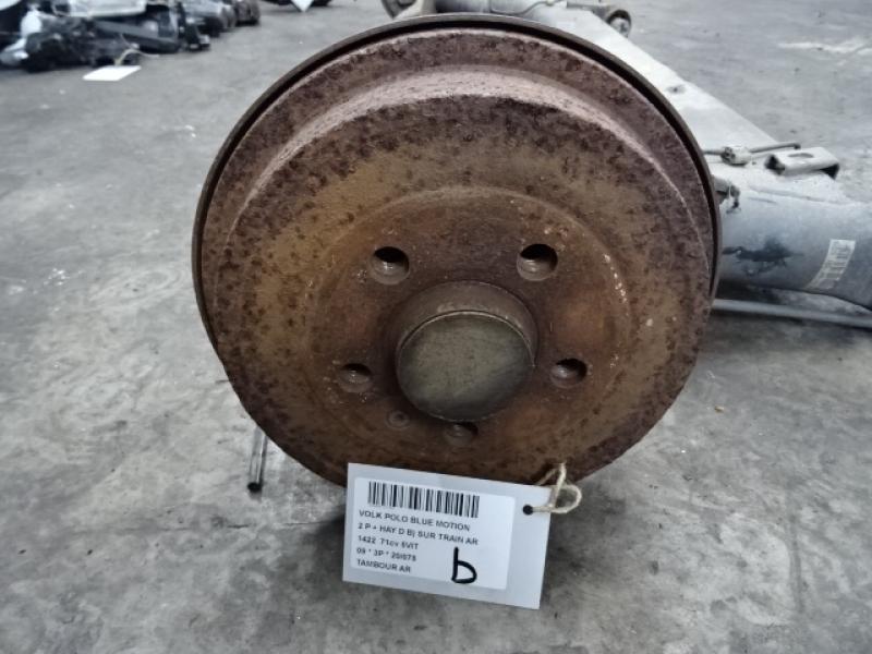 REAR BRAKE DRUM Vw POLO (9N3) 5/05 - 5/09