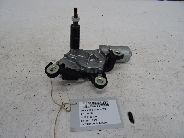 RUITENWISSERMOTOR ACHTER Vw POLO (9N3) 5/05 - 5/09