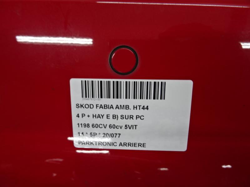 PARKEERSENSOREN ACHTER Skoda FABIA (5J) 3/10 - 14