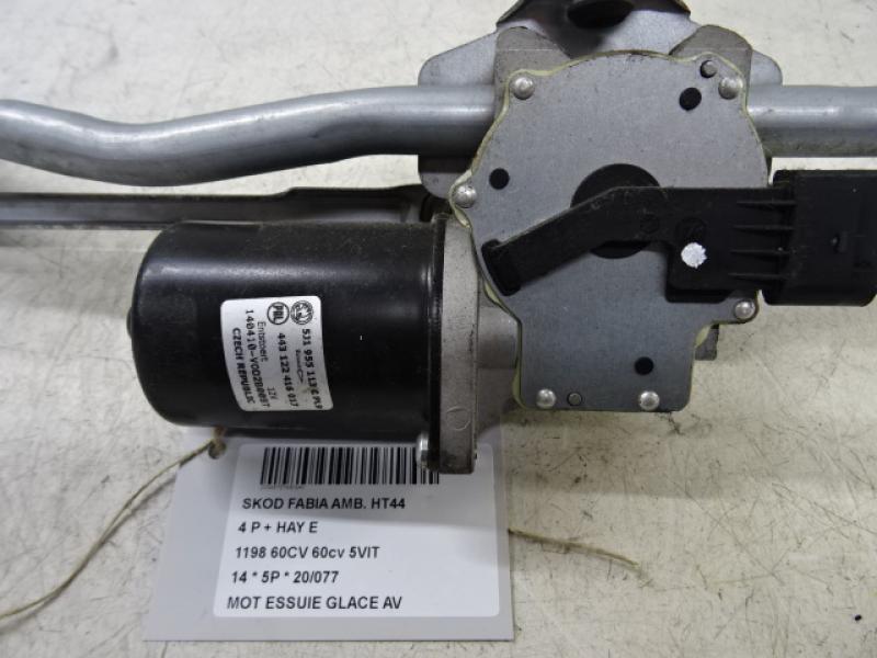 MOTOR RUITENWISSERS VOOR Skoda FABIA (5J) 3/10 - 14