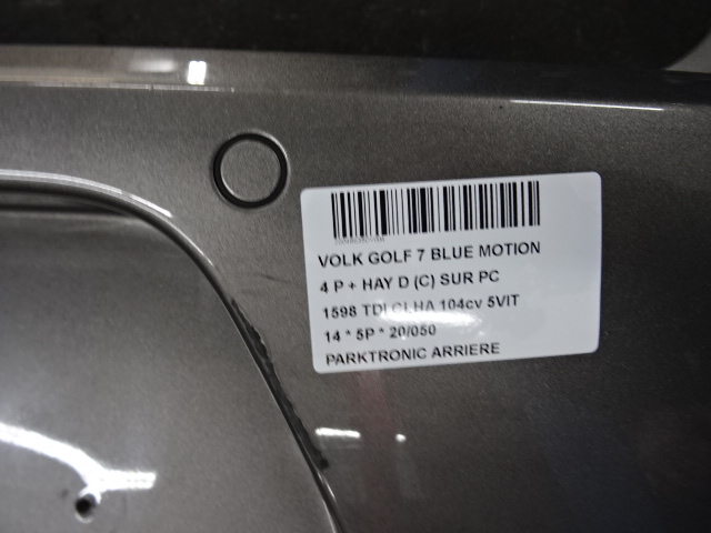 PARKEERSENSOREN ACHTER Vw GOLF VII 11/12 - 17