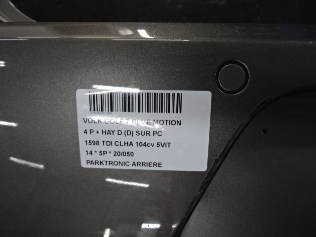 PARKEERSENSOREN ACHTER Vw GOLF VII 11/12 - 17