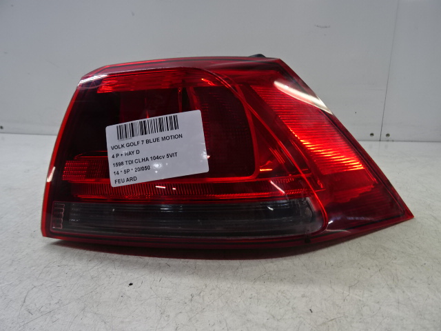 ACHTERLICHT RECHTS Vw GOLF VII 11/12 - 17