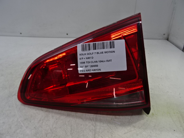 LICHT ACHTERKLEP RECHTS Vw GOLF VII 11/12 - 17