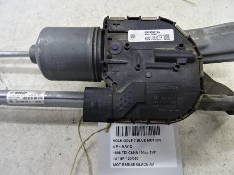 SCHEIBENWISCHERMOTOR VORNE Vw GOLF VII 11/12 - 17