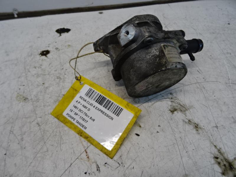 POMPE TANDEM Renault CLIO IV 11/12 - 7/16