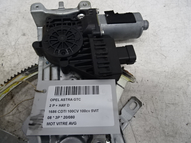 MOTEUR DE VITRE DE PORTE AVANT GAUCHE Opel ASTRA H 3/05 - 10 3P/D