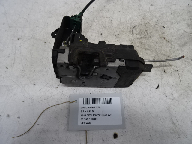 VERROUILLAGE DE PORTE AVANT DROITE Opel ASTRA H 3/05 - 10 3P/D