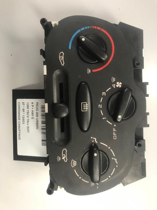 HEATER SWITCH Peugeot 206 - 2/09