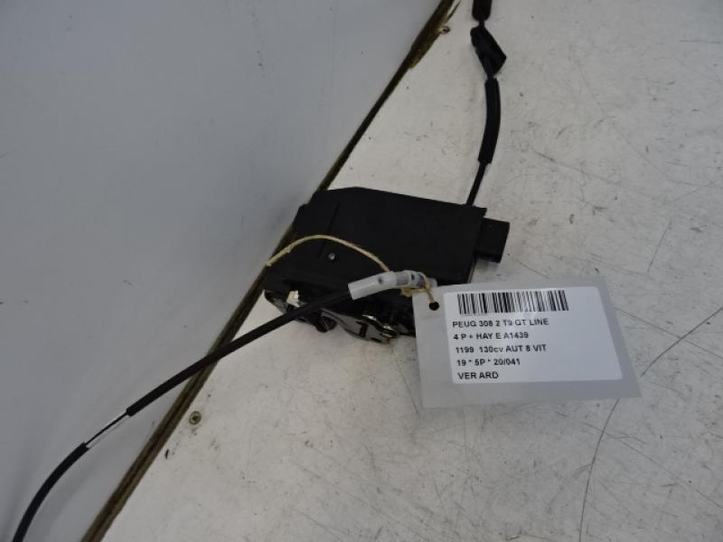 VERROUILLAGE DE PORTE ARRIERE DROITE Peugeot 308 (2) 6/17 - 8/21 FaceLift