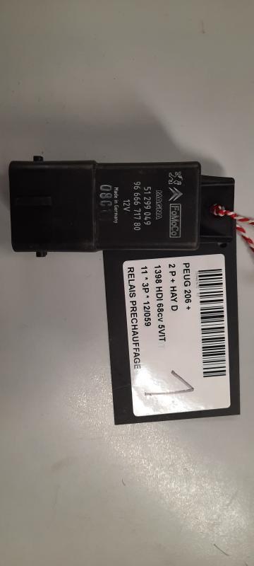 VOORGLOEI RELAIS Peugeot 206+ 09+