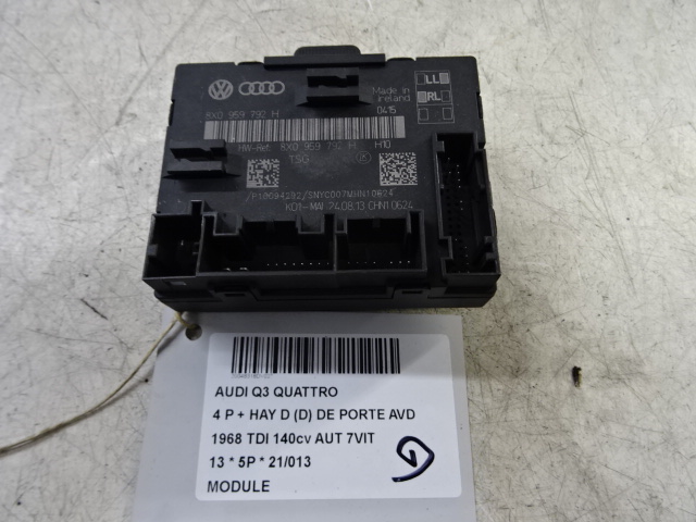 MODULE Audi Q3 06/11 - 15