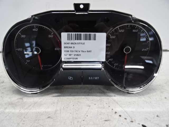 KM TELLER Seat IBIZA MK4 (6J) 4/12 - 7/2015