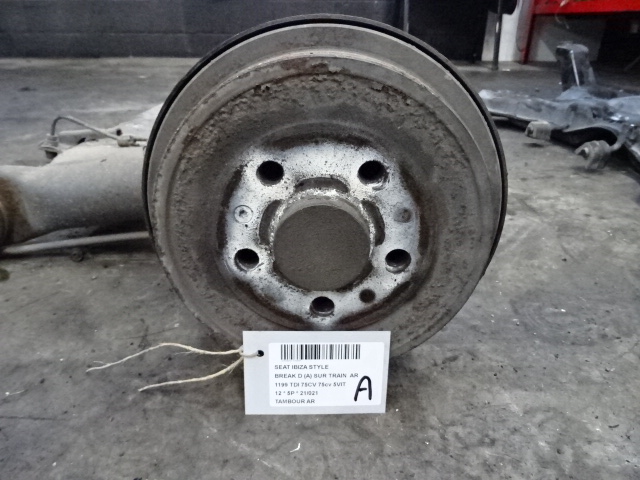 REMTROMMEL ACHTER Seat IBIZA MK4 (6J) 4/12 - 7/2015