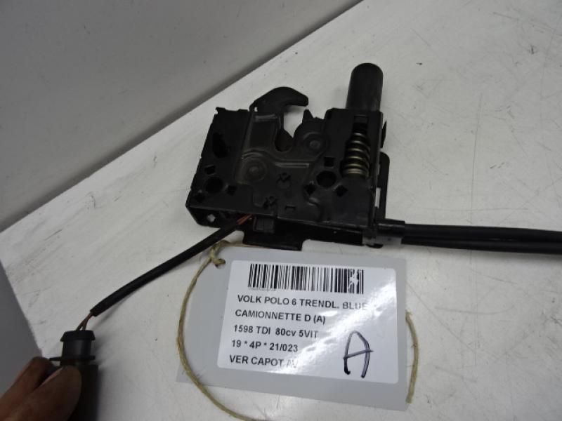 VERGRENDELING MOTORKAP Vw POLO (AW/BZ) 10/17 - 9/21