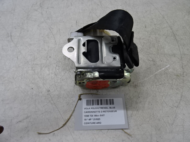 VEILIGHEIDSGORDEL ACHTER RECHTS Vw POLO (AW/BZ) 10/17 - 9/21