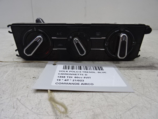 BEDIENINGSPANEEL AIRCO Vw POLO (AW/BZ) 10/17 - 9/21