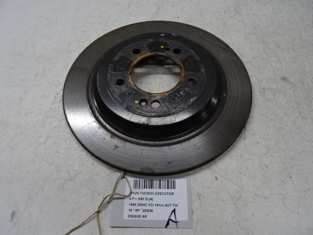REMSCHIJF ACHTER Hyundai TUCSON (2) 09/15 - 09/18
