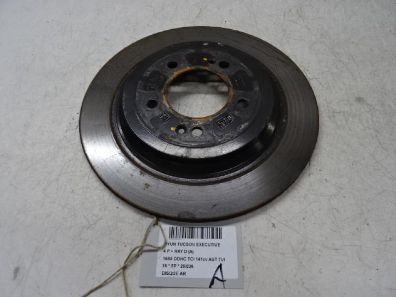 REAR BRAKE DISC Hyundai TUCSON (2) 09/15 - 09/18
