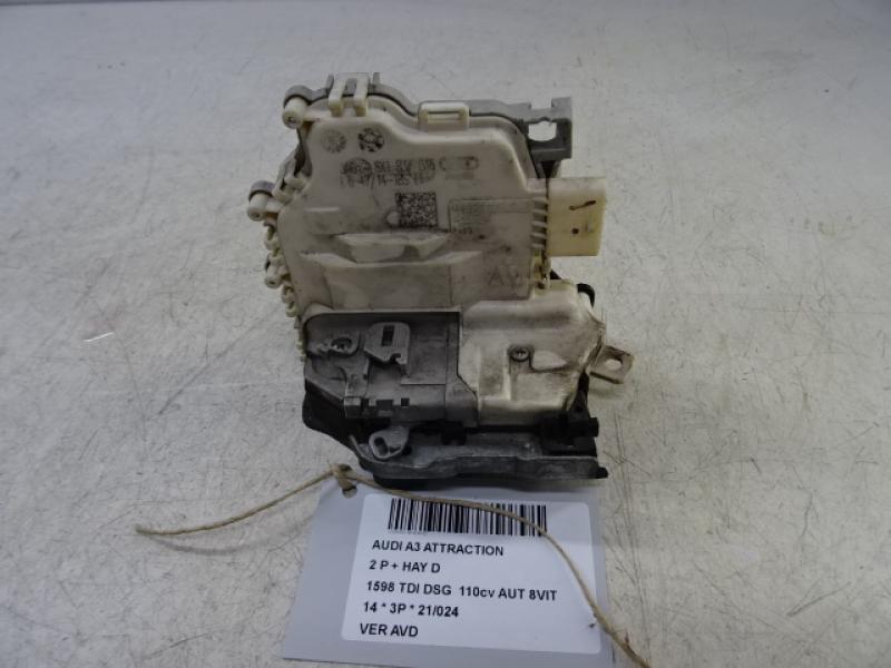 VERROUILLAGE DE PORTE AVANT DROITE Audi A3 3,5D 9/12 - 16