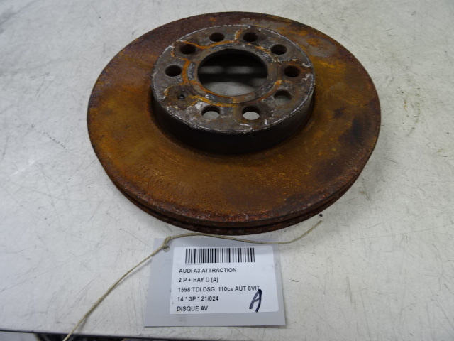 REMSCHIJF VOOR Audi A3 3,5D 9/12 - 16