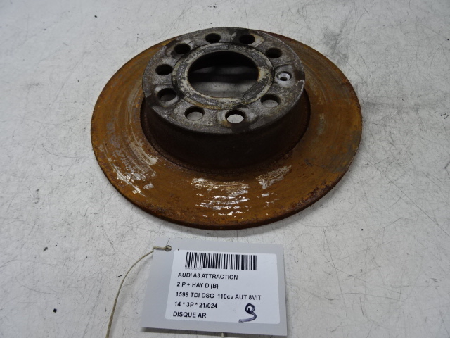 REMSCHIJF ACHTER Audi A3 3,5D 9/12 - 16