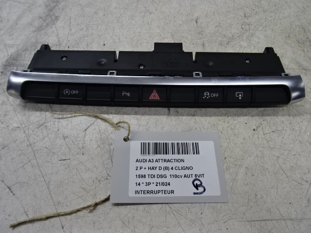 SCHAKELAAR Audi A3 3,5D 9/12 - 16