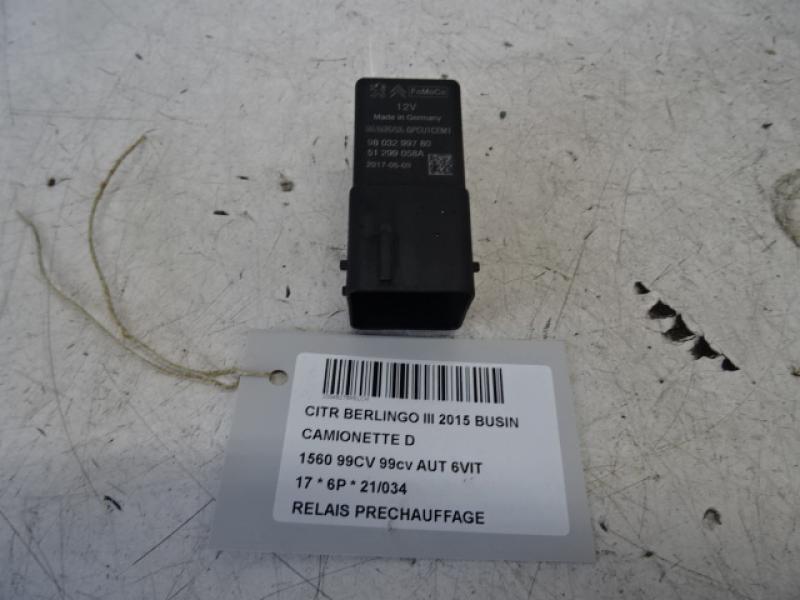 VORGLÜHRELAIS Citroen BERLINGO 08 - 18