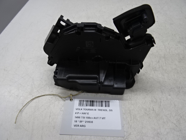 VERROUILLAGE DE PORTE ARRIERE GAUCHE Vw TOURAN 09/15+