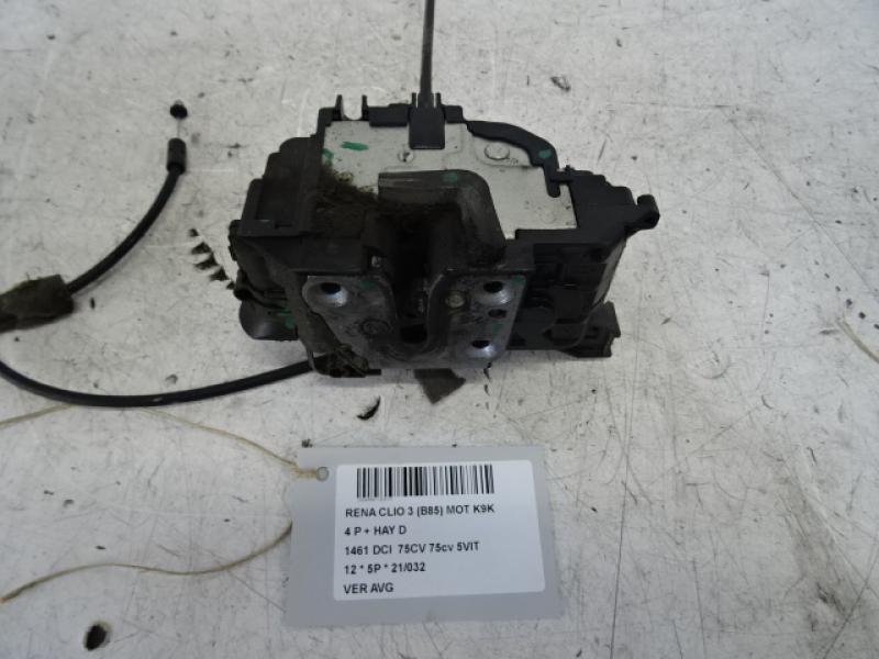 VERROUILLAGE DE PORTE AVANT GAUCHE Renault CLIO III 06/09 - 13