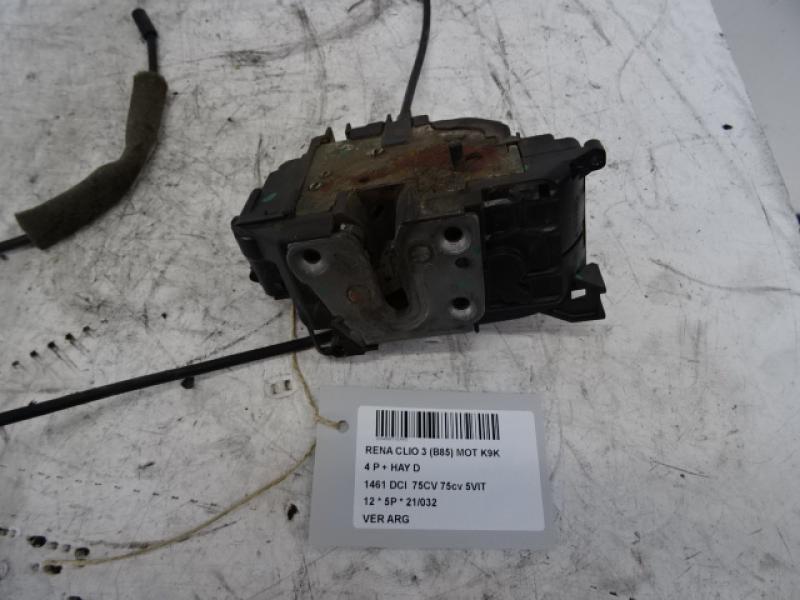 VERROUILLAGE DE PORTE ARRIERE GAUCHE Renault CLIO III 06/09 - 13