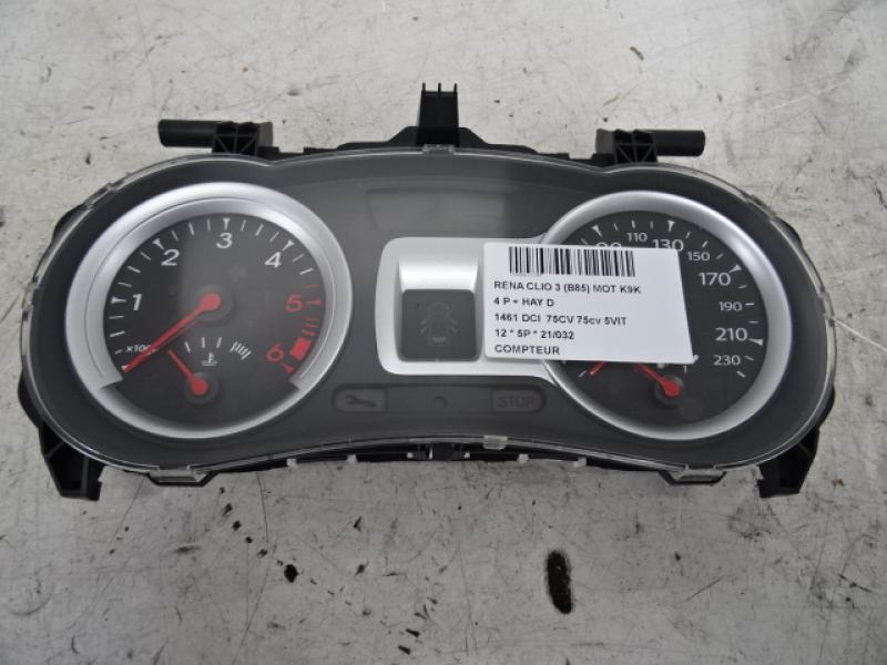 COMPTEUR Renault CLIO III 06/09 - 13