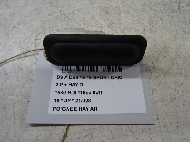 DEURGREEP ACHTERKLEP Ds DS3 16 - 19
