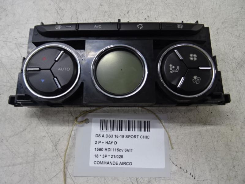 BEDIENINGSPANEEL AIRCO Ds DS3 16 - 19