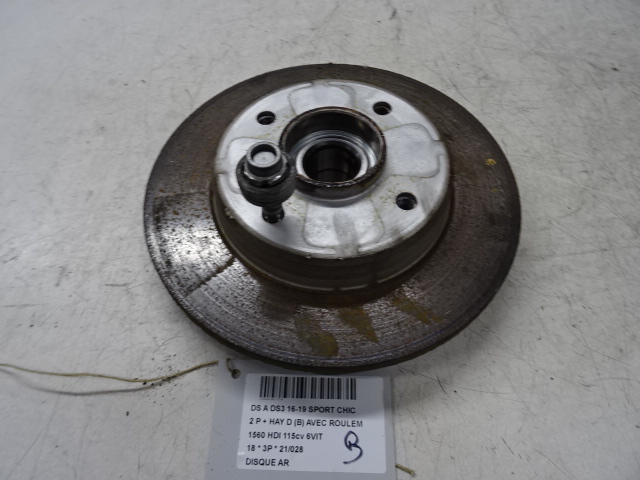 REMSCHIJF ACHTER Ds DS3 16 - 19