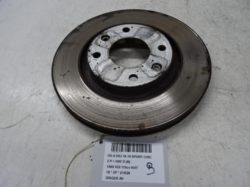 REMSCHIJF VOOR Ds DS3 16 - 19