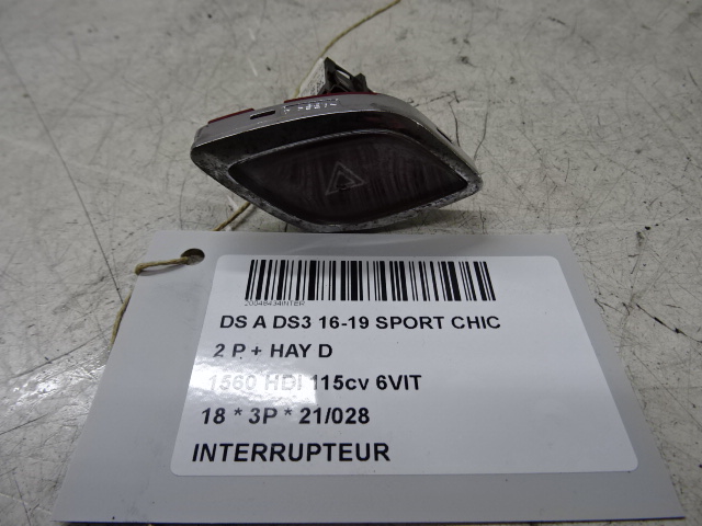 INTERRUPTEUR Ds DS3 16 - 19