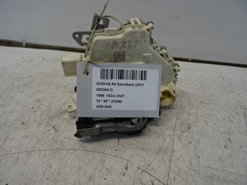 VERGRENDELING VOOR LINKS Audi A5 (2) 8/11 - 16