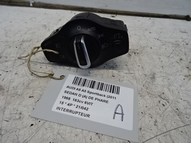 INTERRUPTEUR Audi A5 (2) 8/11 - 16