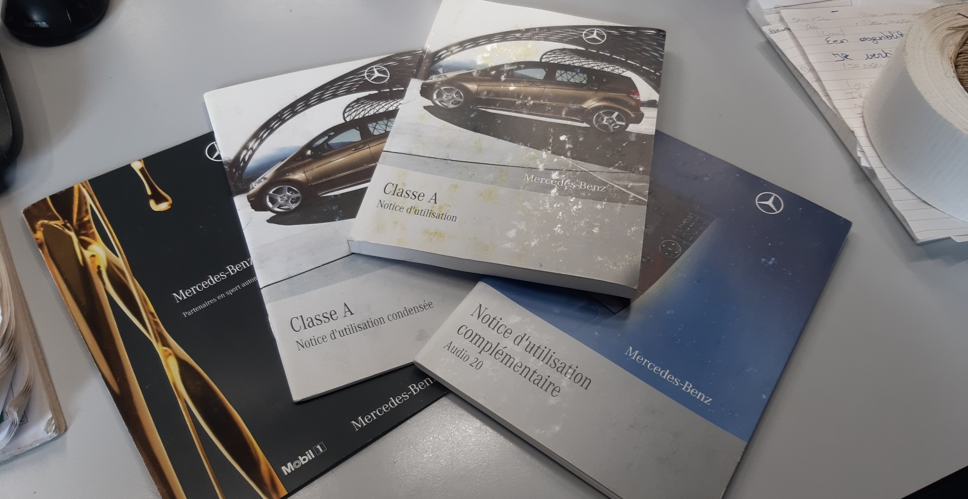 NOTITIE BOEKJE / UITLEG BOEKJE Mercedes-Benz A W169 5/2008-2012