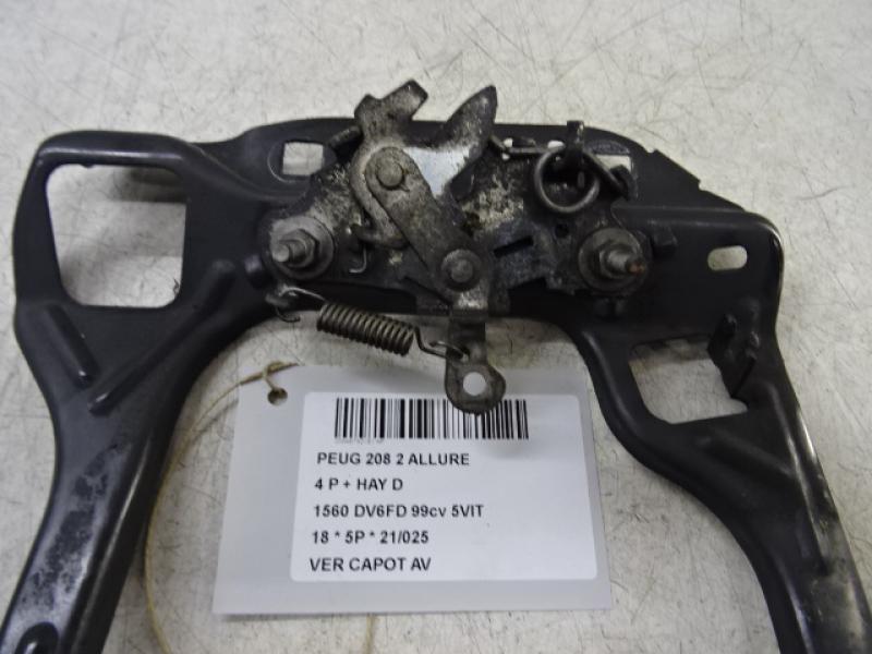 VERGRENDELING MOTORKAP Peugeot 208 8/15 - 20