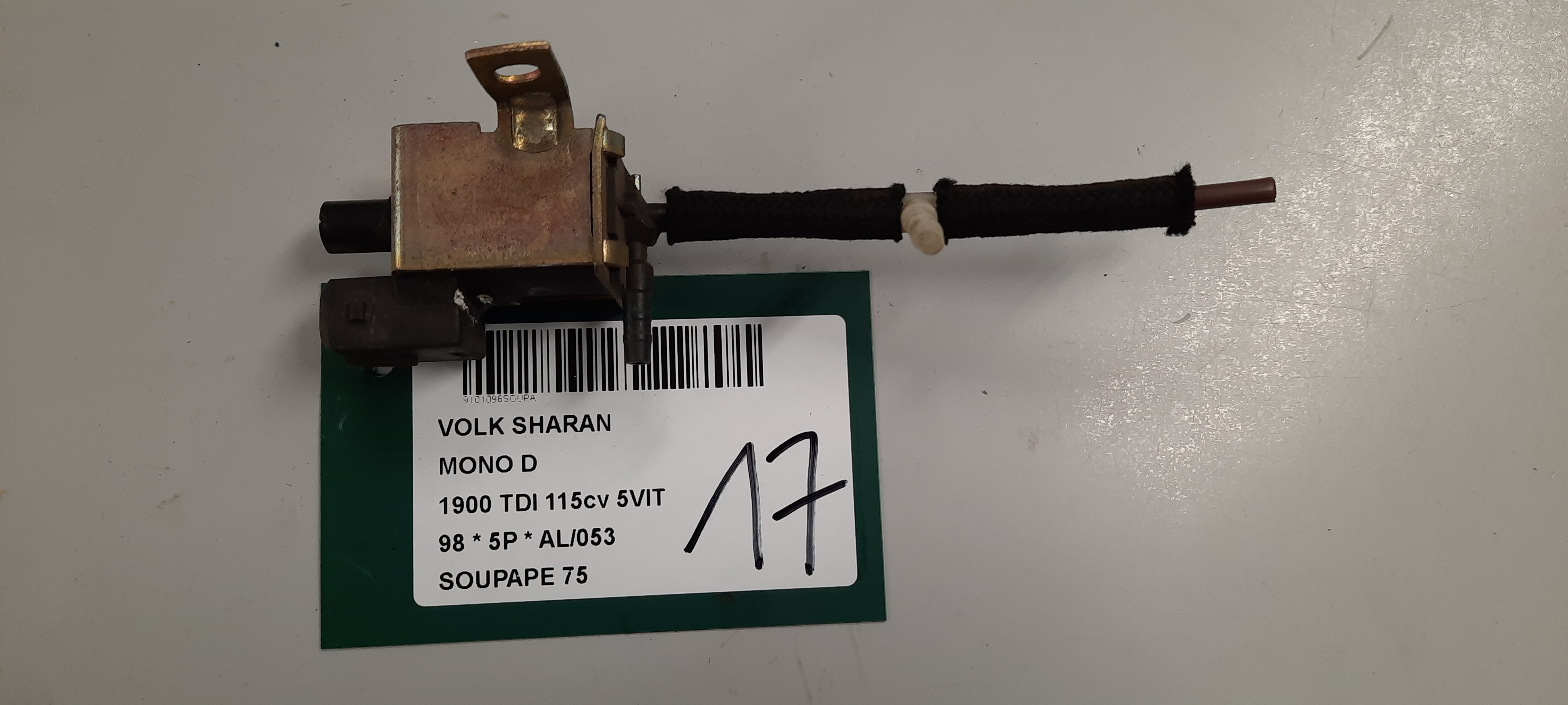INLAATKLEP Vw SHARAN (1) 95 - 4/00