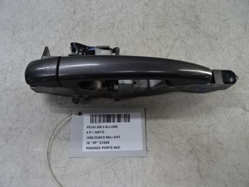 DOOR HANDLE FRONT RIGHT Peugeot 208 8/15 - 20