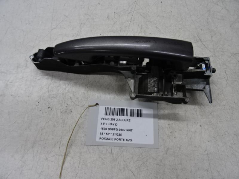 DEURGREEP VOOR LINKS Peugeot 208 8/15 - 20