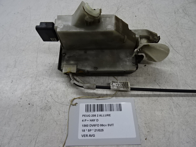 VERGRENDELING VOOR LINKS Peugeot 208 8/15 - 20