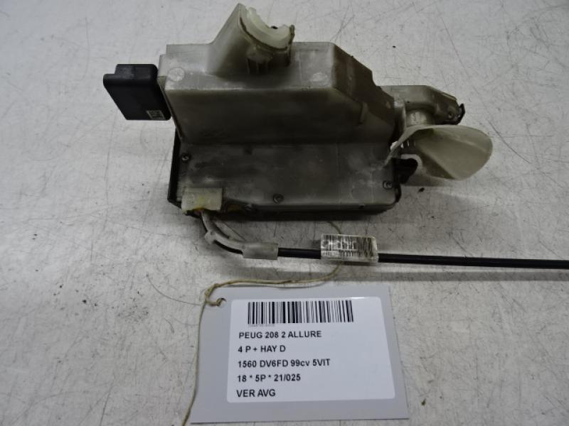 VERGRENDELING VOOR LINKS Peugeot 208 8/15 - 20