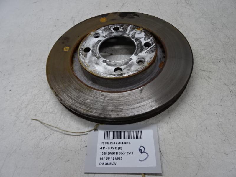 FRONT BRAKE DISC Peugeot 208 8/15 - 20