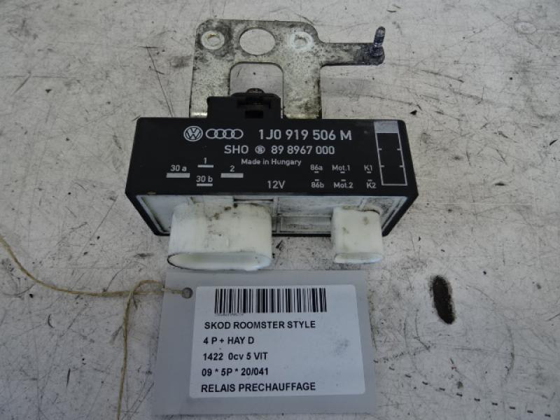 VORGLÜHRELAIS Skoda ROOMSTER (5J)  06 - 3/10