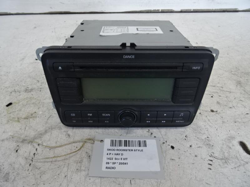RADIO Skoda ROOMSTER (5J)  06 - 3/10